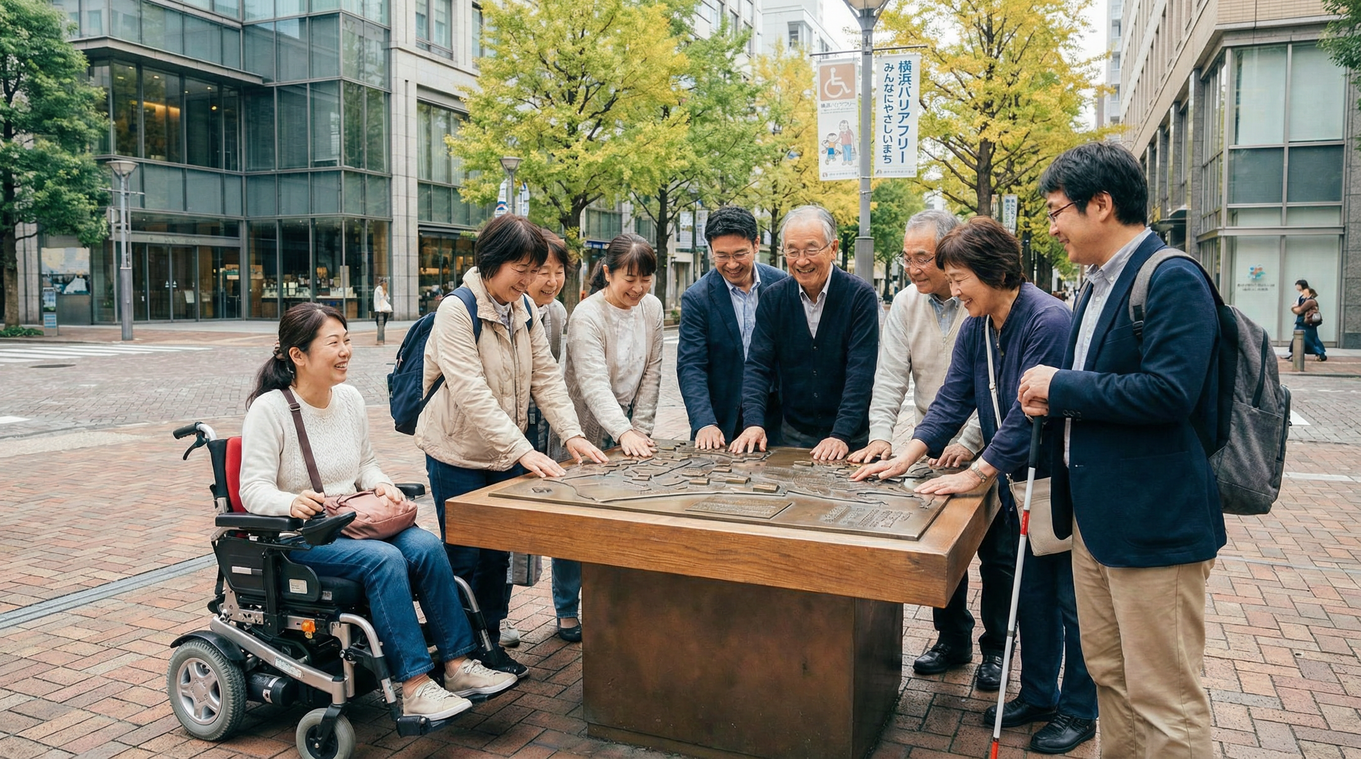 触る地図 バリアフリーマップ